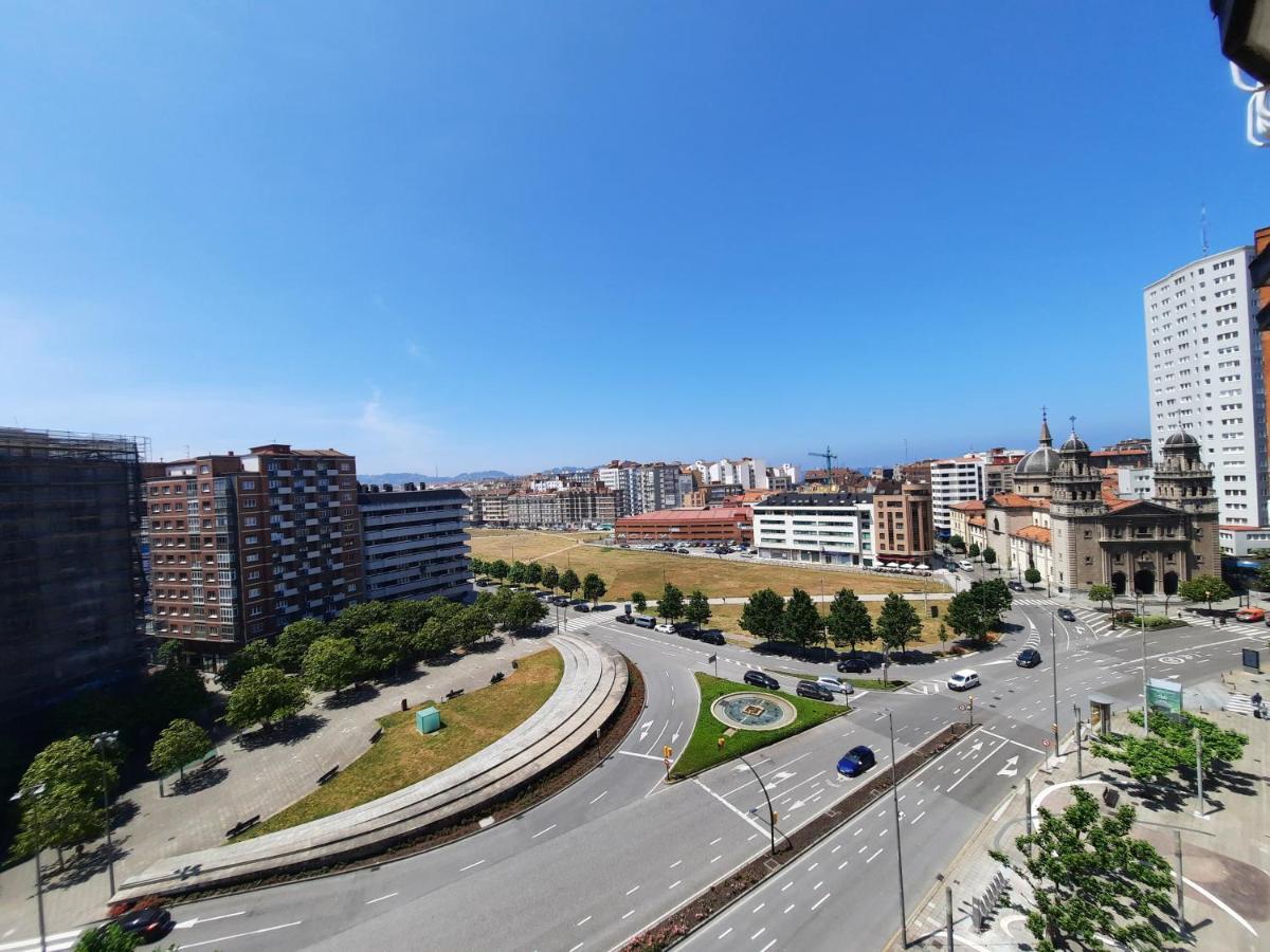 Apartamento Centro Gijon Con Wifi Gratis Y Parking Publico Proximo Incluido Eksteriør billede